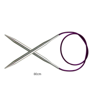 KnitPro NOVA METAL ringvardad, 80 cm
