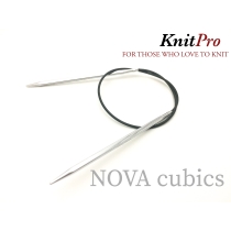 KnitPro NOVA cubics, kandilised ringvardad, 80 cm